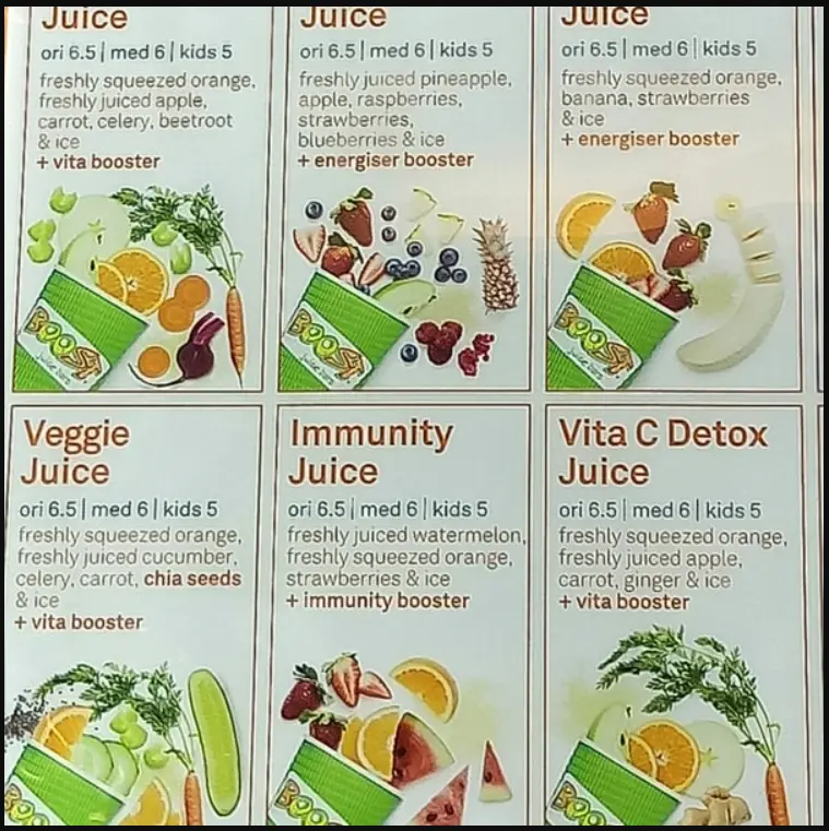 BOOST JUICE BAR SINGAPORE